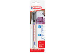 Viltstift edding 8040 wasgoed rond 1mm zwart blister à 1 stuk