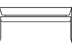 Envelop IEZZY C5/6 114x229mm venster rechts zelfklevend wit 500st