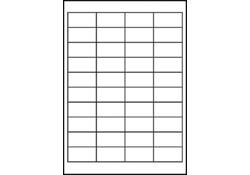 Etiket Avery Zweckform 4780 48.5x25.4mm wit 1000stuks