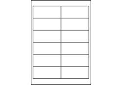 Etiket Avery Zweckform 4781 97x42.3mm wit 300stuks