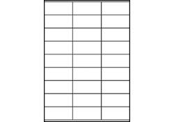 Etiket Avery Zweckform 3479 70x32mm wit 2700stuks