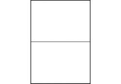 Etiket Avery Zweckform LR3655 210x148mm A5 recycled wit 200stuks