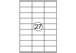 Etiket Quantore 70x32mm 2700stuks