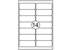 Etiket Quantore 99.1x38.1mm 1400 stuks