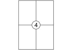 Etiket Quantore 105x148mm 400 stuks