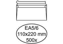 Envelop Quantore bank EA5/6 110x220mm zelfklevend wit 500st.