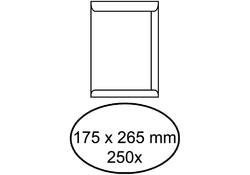 Envelop akte IEZZY 175x265mm zelfklevend 100gr wit 250stuks