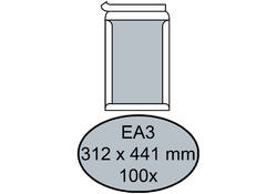 Envelop Quantore bordrug EA3 312x441mm zelfkl. wit 100stuks