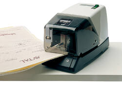 Nietmachine Rapid Classic elektrisch 100E 66/6 50 vel zwart/wit