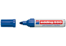 Viltstift edding 550 rond 3-4mm blauw