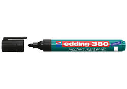 Viltstift edding 380 flipover rond 1.5-3mm zwart
