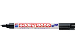 Viltstift edding 8000 diepvries rond 1mm zwart