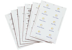 Badgekaart Durable 1456 bedrukbaar 60x90mm 160stuks