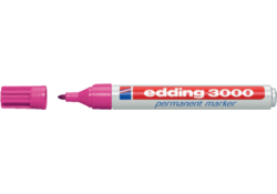 Viltstift edding 3000 rond 1.5-3mm roze