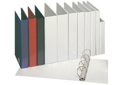 Presentatieringband Esselte panorama A4 4-rings D-mechaniek 45mm PP wit