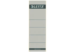 Rugetiket Leitz breed/kort 62x192mm zelfklevend grijs