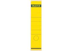 Rugetiket Leitz breed/lang 62x285mm zelfklevend geel