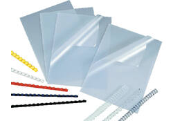 Voorblad GBC A4 PVC 200micron transparant 100stuks