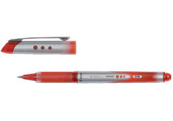 Rollerpen PILOT V-Ball Grip fijn rood