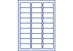 Etiket Avery L4737REV-25 63.5x29.6mm afneembaar wit 675stuks