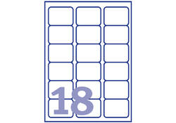 Etiket Avery J8161-10 63.5x46.6mm wit 180stuks
