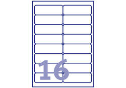 Etiket Avery L7562-25 99.1x33.9mm transparant 400stuks