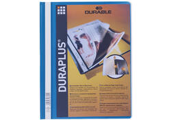 Snelhechtmap Durable Duraplus A4 blauw