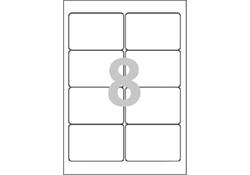 Etiket Avery L4745REV-25 96x63.5mm afneembaar wit 200stuks