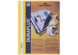 Snelhechtmap Durable Duraplus A4 geel