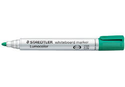 Viltstift Staedtler Lumocolor 351 whiteboard rond groen 2mm