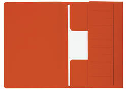 Dossiermap Djois Secolor Mammoet folio 3 kleppen 250gr recycled rood 10 stuks