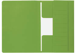 Dossiermap Djois Secolor Mammoet folio 3 kleppen 250gr recycled groen 50 stuks