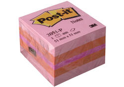 Memoblok Post-it 2051 51x51mm kubus roze