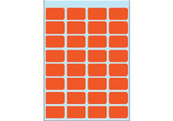 Etiket HERMA 3642 12x19mm rood 160 stuks