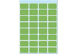 Etiket HERMA 3645 12x19mm groen 160stuks