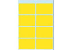 Etiket HERMA 3691 26x40mm geel 40 stuks