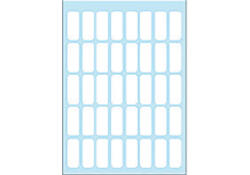Etiket HERMA 3721 8x20mm wit 280 stuks
