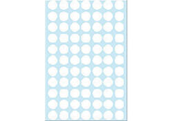 Etiket HERMA 2230 rond 13mm wit 2464stuks
