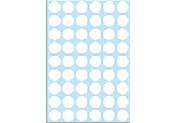 Etiket HERMA 2240 rond 16mm wit 1728stuks