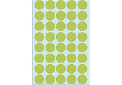 Etiket HERMA 2255 rond 19mm groen 1280stuks