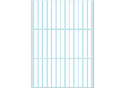 Etiket HERMA 2530 6x50mm wit 1248 stuks