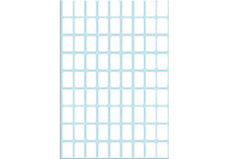 Etiket HERMA 2330 10x16mm wit 2592 stuks
