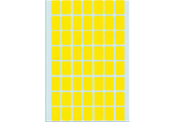 Etiket HERMA 2341 12x18mm geel 1792stuks