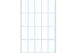 Etiket HERMA 2400 19x40mm wit 640 stuks