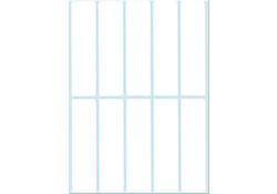 Etiket HERMA 2420 20x75mm wit 320 stuks