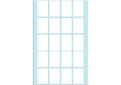Etiket HERMA 2430 22x32mm wit 640 stuks