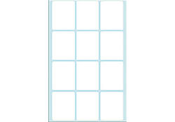 Etiket HERMA 2440 32x41mm wit 384 stuks