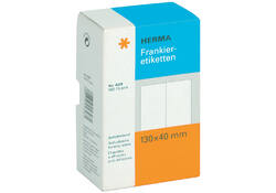 Frankeeretiket HERMA 4328 dubbel 130x40mm 500stuks