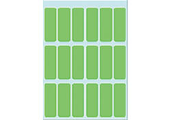 Etiket HERMA 3655 12x34mm groen 90 stuks