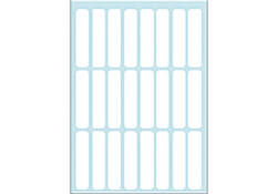 Etiket HERMA 3724 8x36mm wit 168 stuks